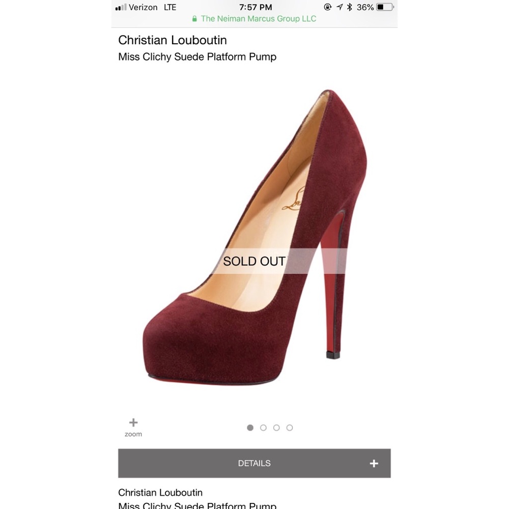 AUTHENTIC CHRISTIAN LOUBOUTIN MISS CLICHY